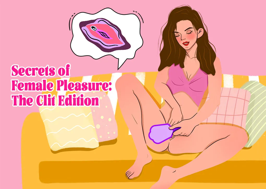 A woman exploring her clit by mirror