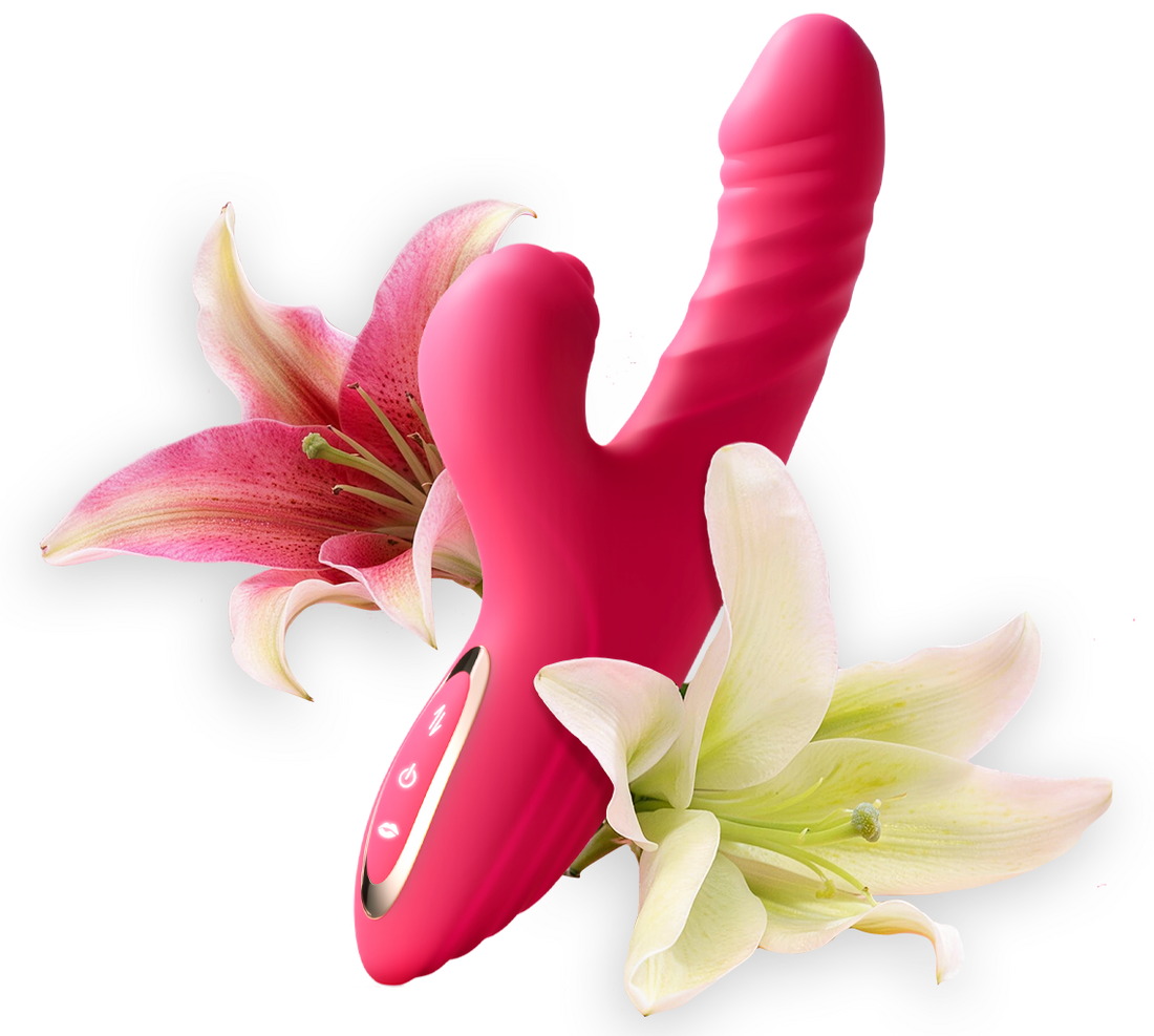 Toendi rabbit thrusting with flowers