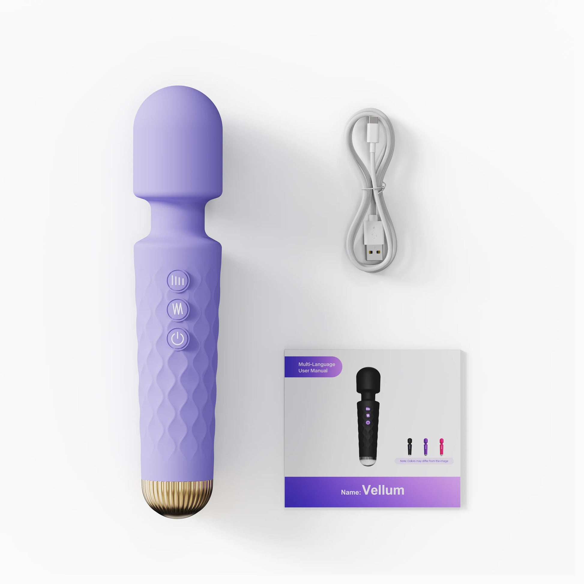 TOENDI Vellum | Mini Vibrator Wand with 20 Patterns Toendi TOENDI Vellum | Mini Vibrator Wand with 20 Patterns Toendi