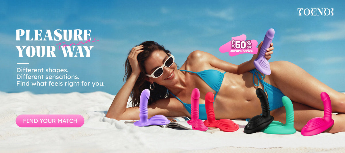TOENDI Aurora Series vibrators featuring different shapes and sensations for personalized pleasure