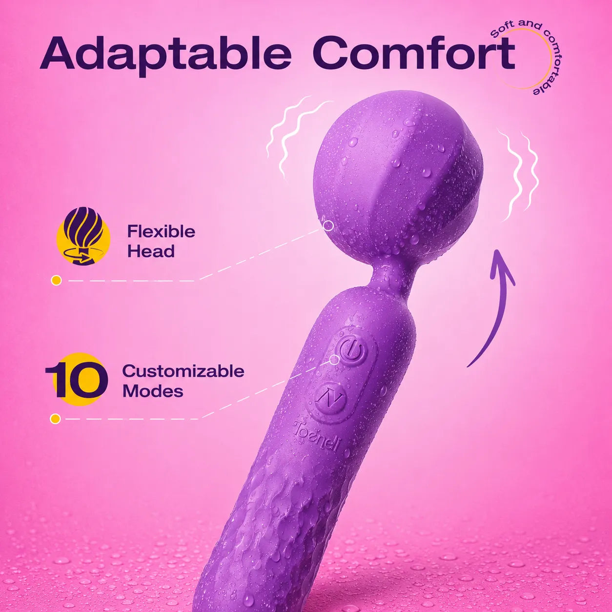 toendi nova with flexible head and 10 modes 