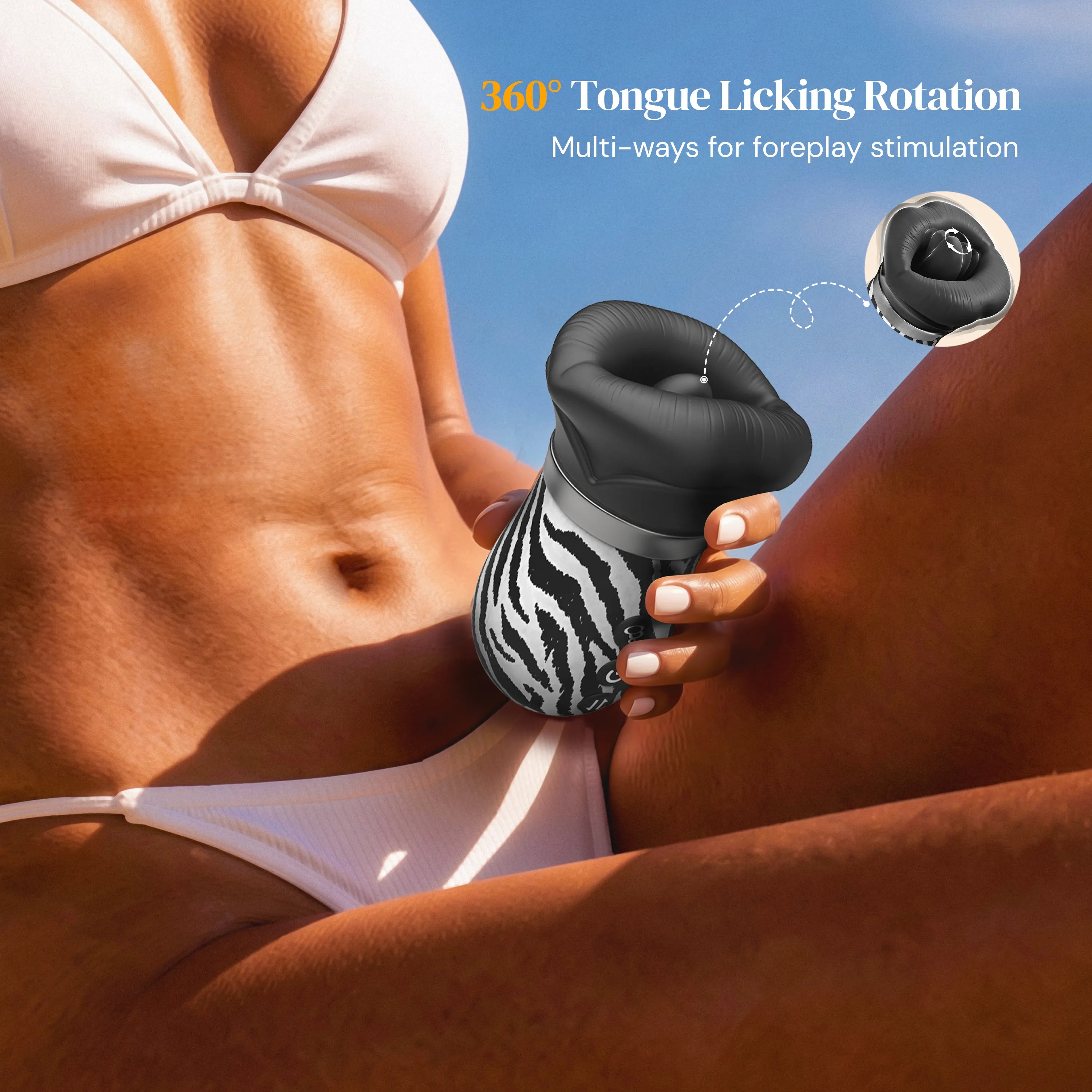toendi zebra lips 360 tongue licking rotation